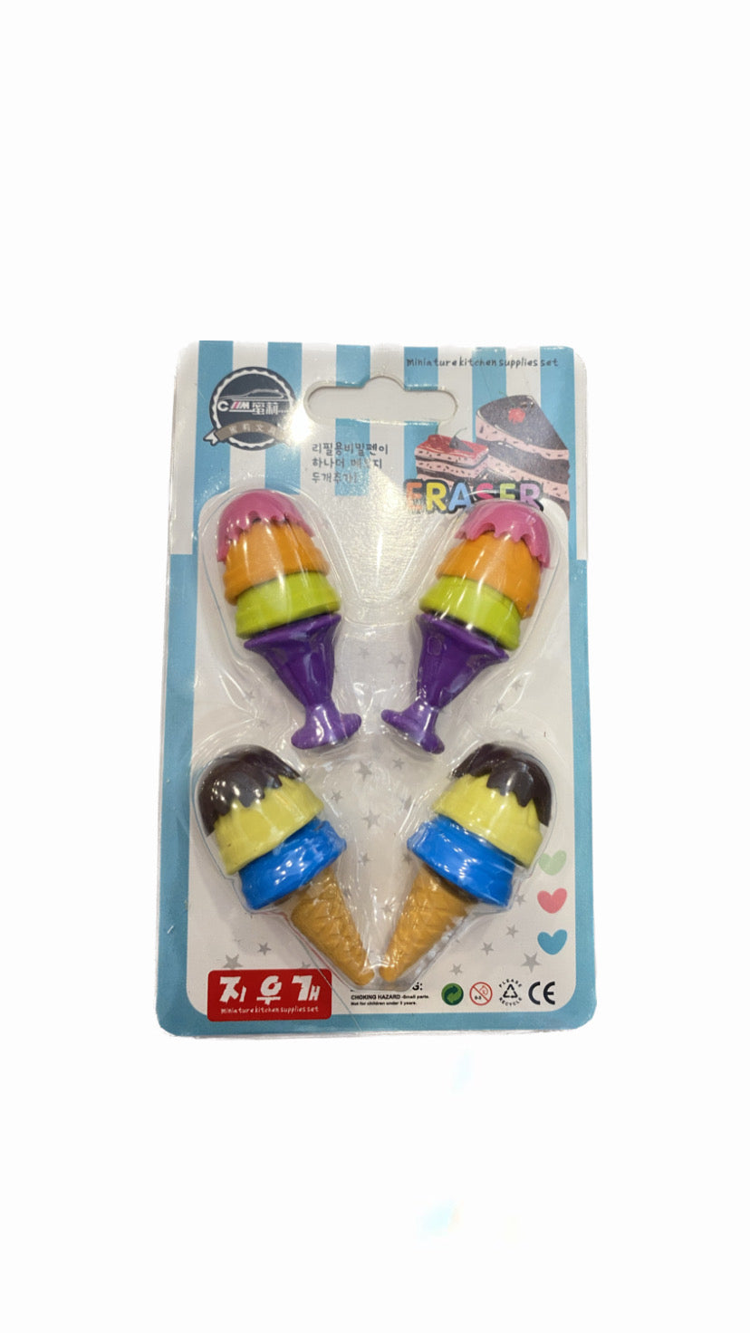 Multiple Erasers Card