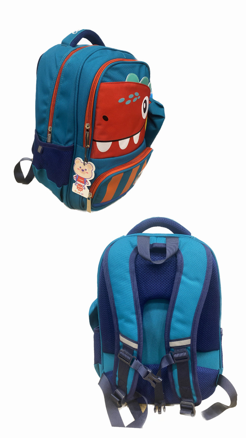 Classic Red Dino School Bag Size 17