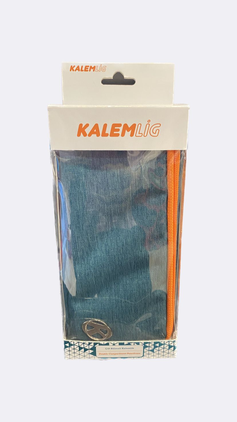 KALEM LIG 8032 Double Zippers Pencil Case