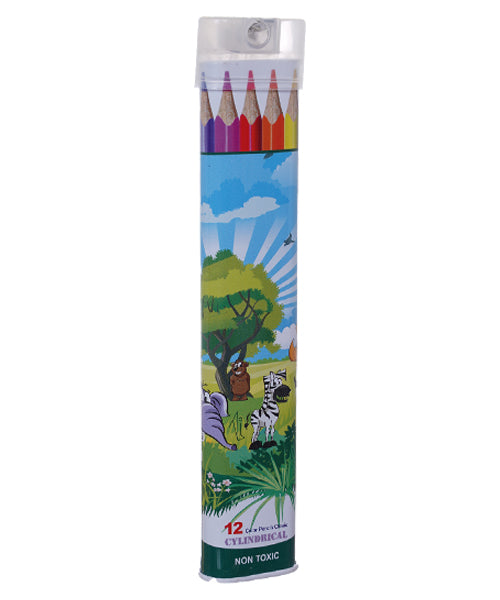 Rox erasable colored Pencils in Cylindrical box 12 pcs