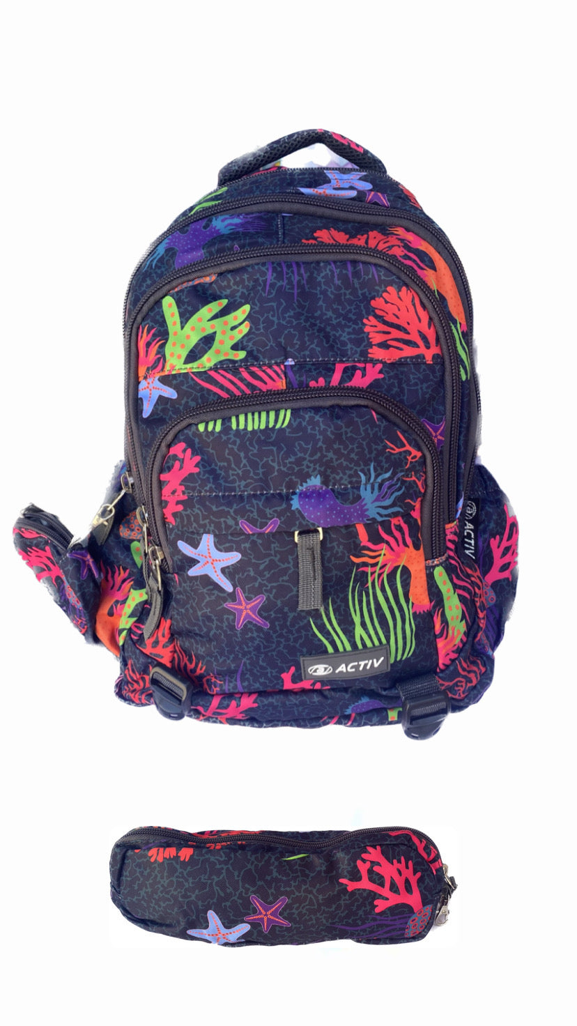 Activ School Bag Size 17 + Pencil Case