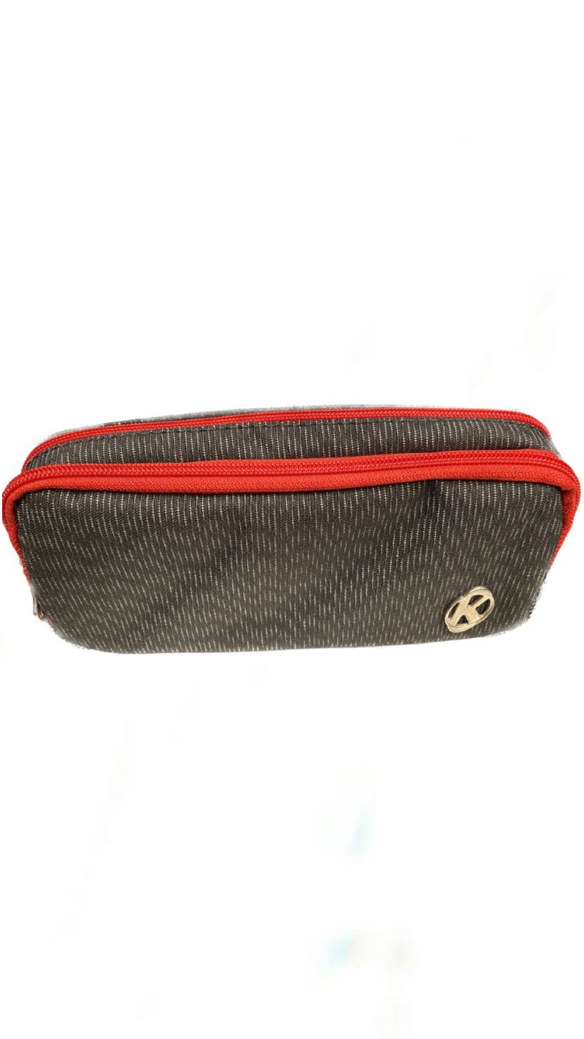KALEM LIG 8056 Double Zippers Pencil Case