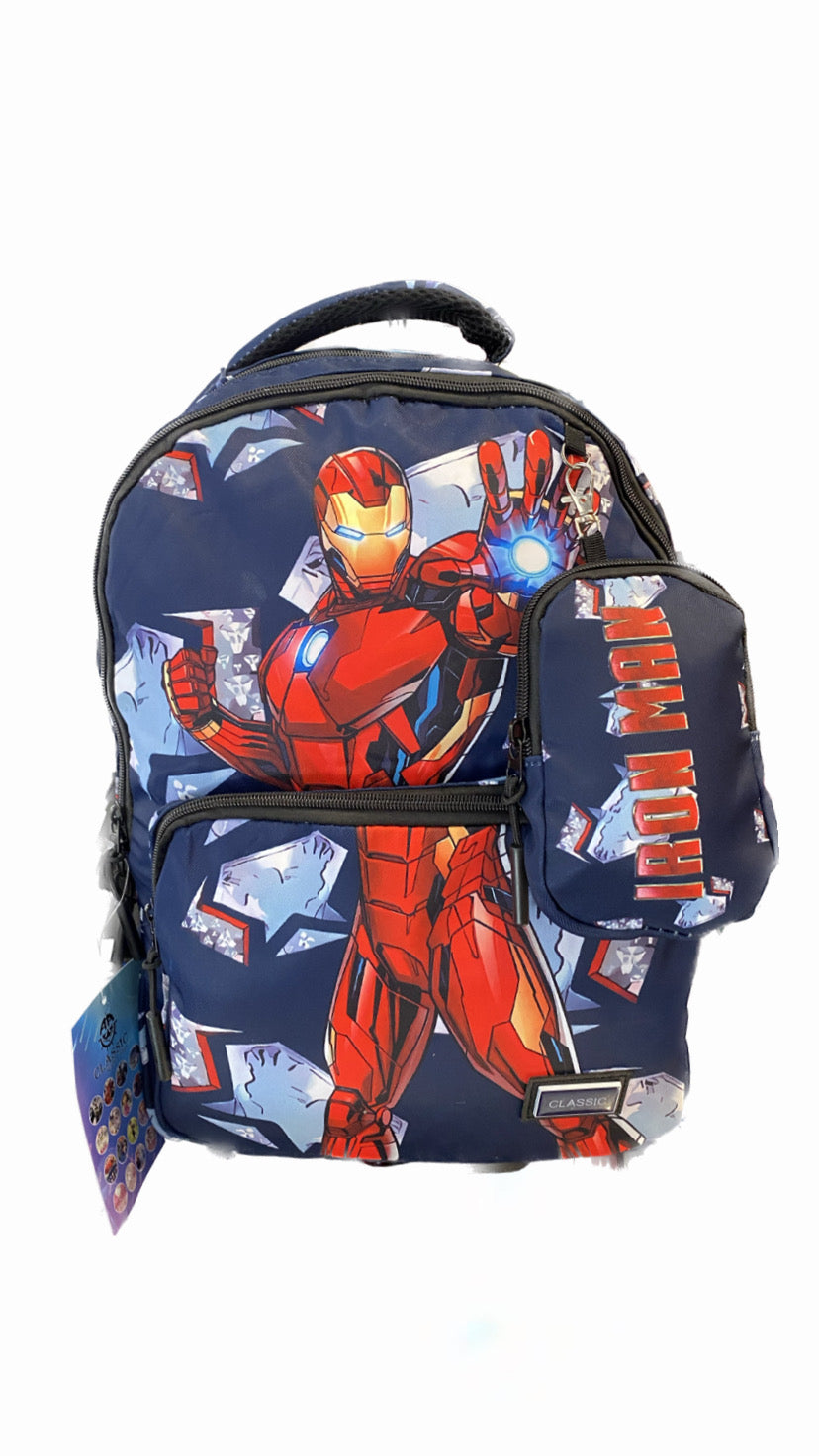 Iro Man School Bag with a Pocket Size 17