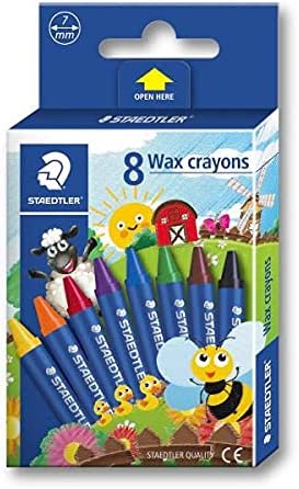 Staedtler wax Crayons 8, 12 , 16 , 24 pcs