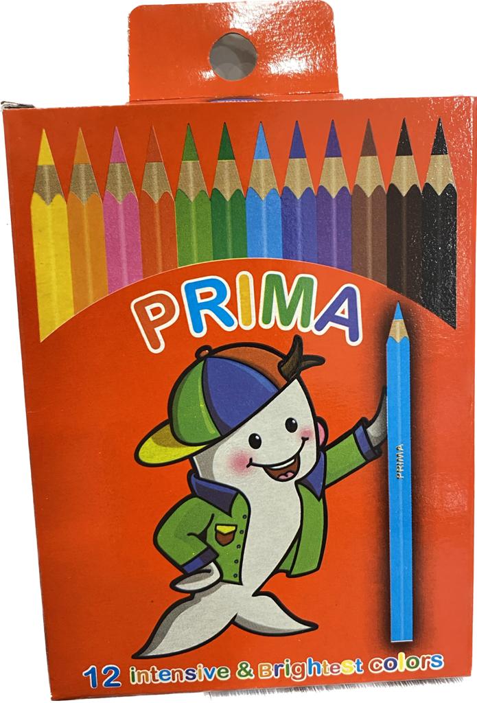 Prima Thin Colored Pencils 6, 12 pcs
