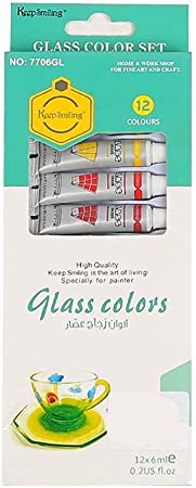 Keep Smiling Glass Colors 12 pcs
