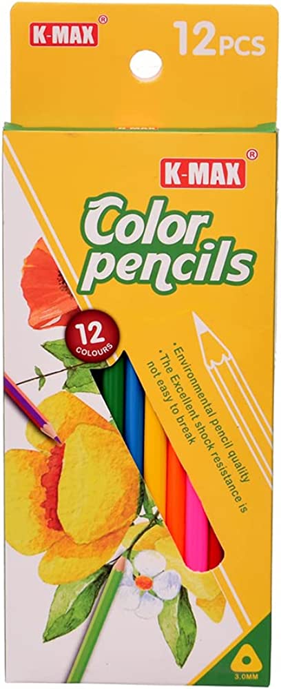 K-Max Colored Pencils 12 pcs