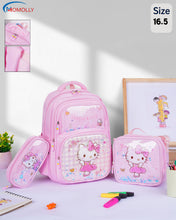 Load image into Gallery viewer, Momolly Seashell Stars School Bag Set + Lunch bag + Pencil case 17inch