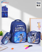 Load image into Gallery viewer, Momolly Seashell Stars School Bag Set + Lunch bag + Pencil case 17inch