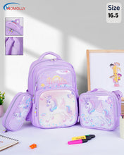 Load image into Gallery viewer, Momolly Seashell Stars School Bag Set + Lunch bag + Pencil case 17inch