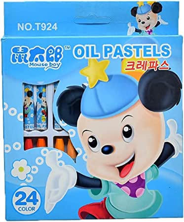 Mouse Boy Oil Pastels Colors 6 pcs