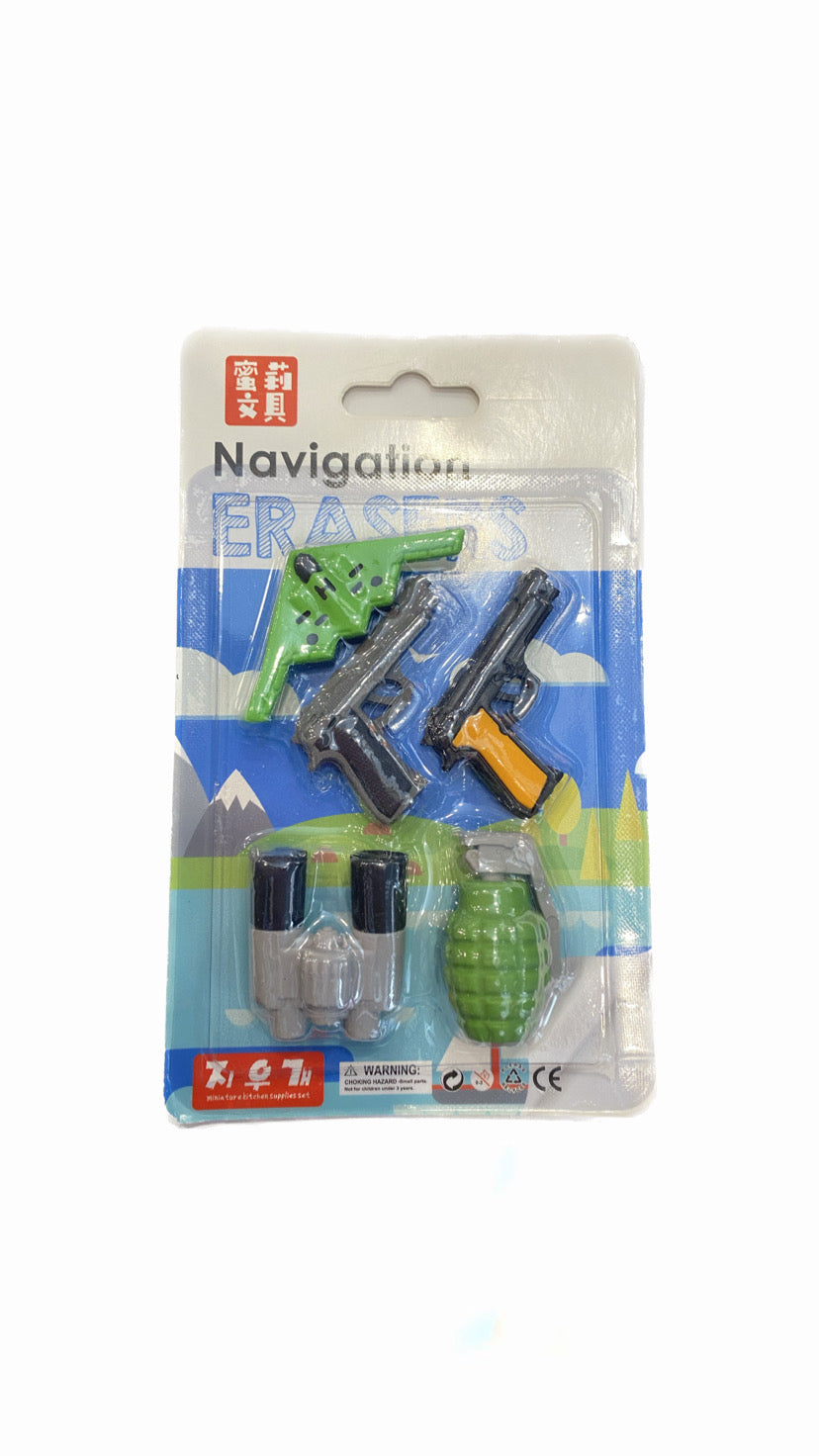 Multiple Erasers Card