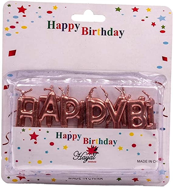 Happy Birthday Candles Set