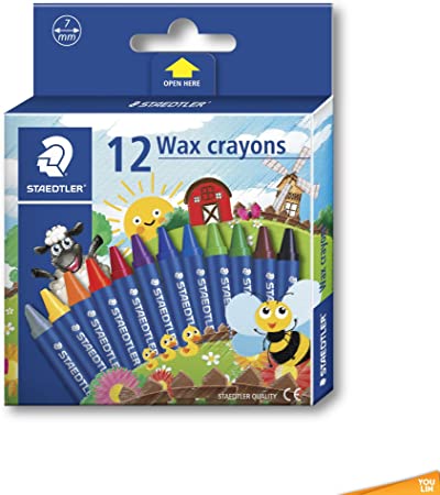 Staedtler wax Crayons 8, 12 , 16 , 24 pcs