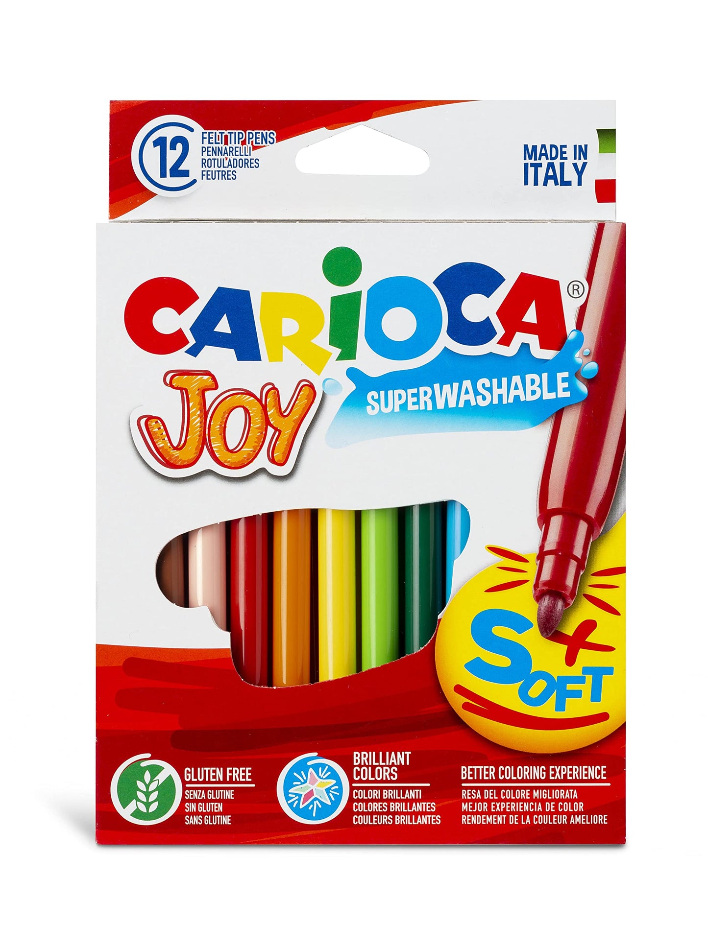 Carioca Color Soft tip pens 12 , 24 , 36 pens
