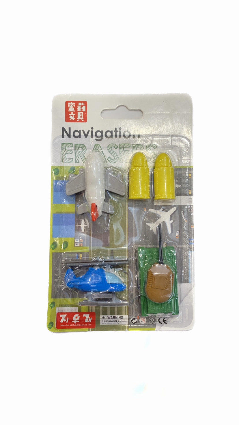 Multiple Erasers Card