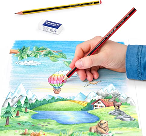 Staedtler Colored Pencils 12 pcs with Pencil & Eraser