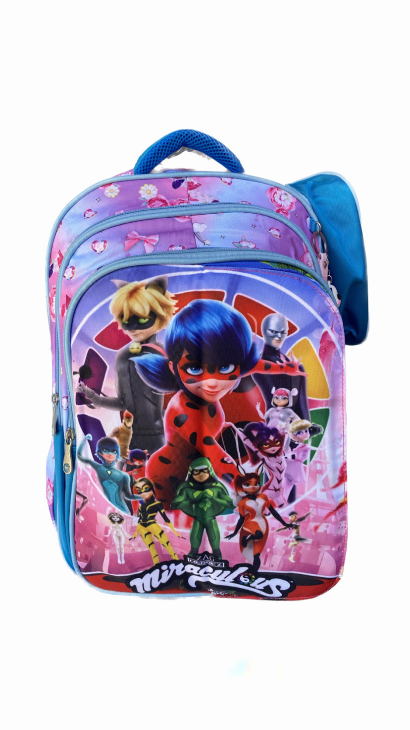 Frozen Three M School Bag Set Size 18