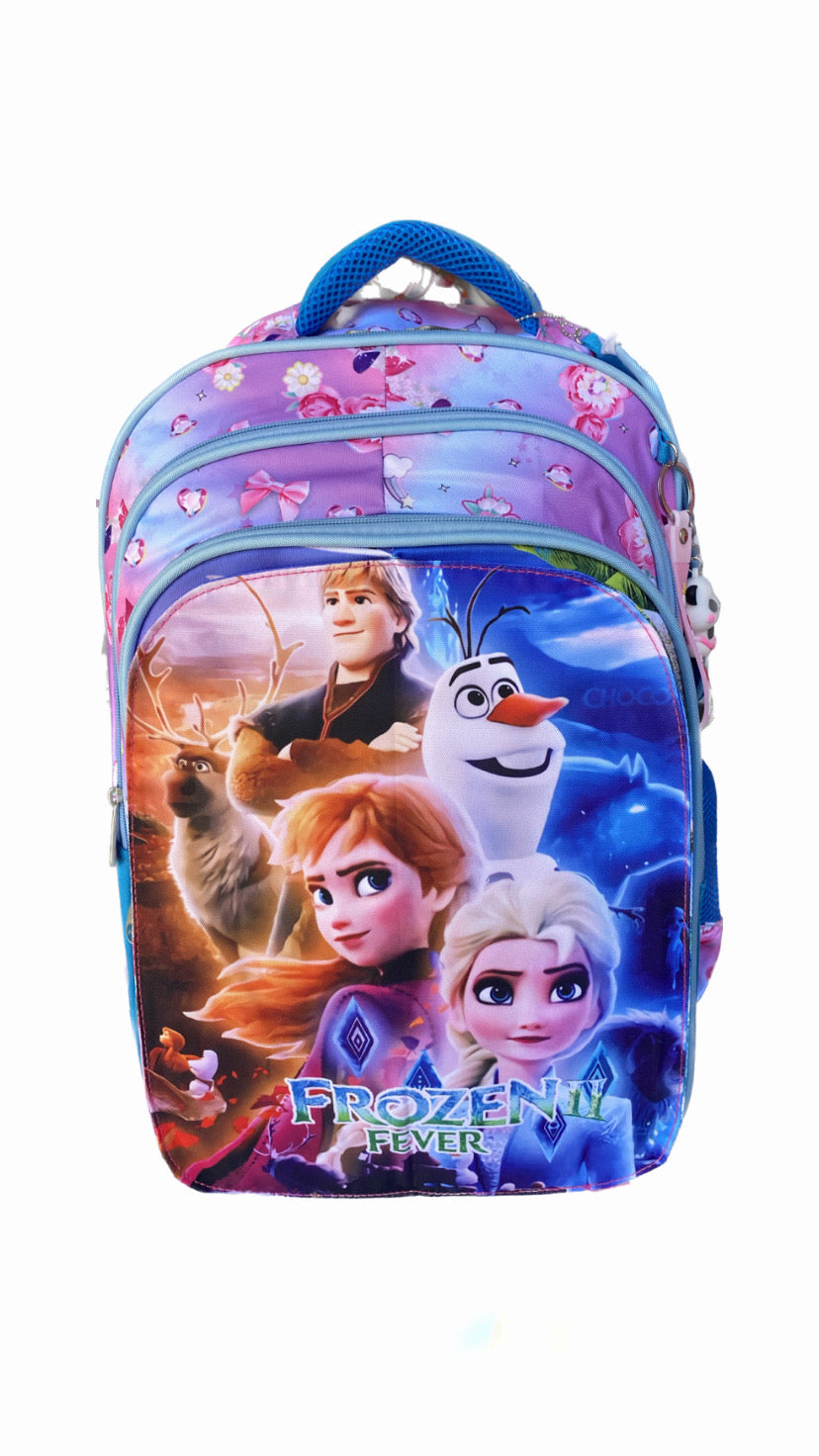 Frozen Three M School Bag Set Size 18