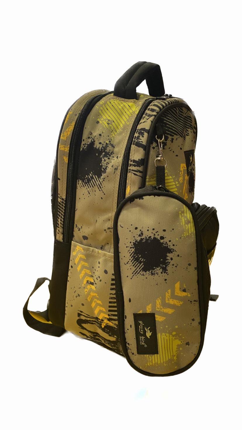 Glossy Bird School Bag Set Size 16