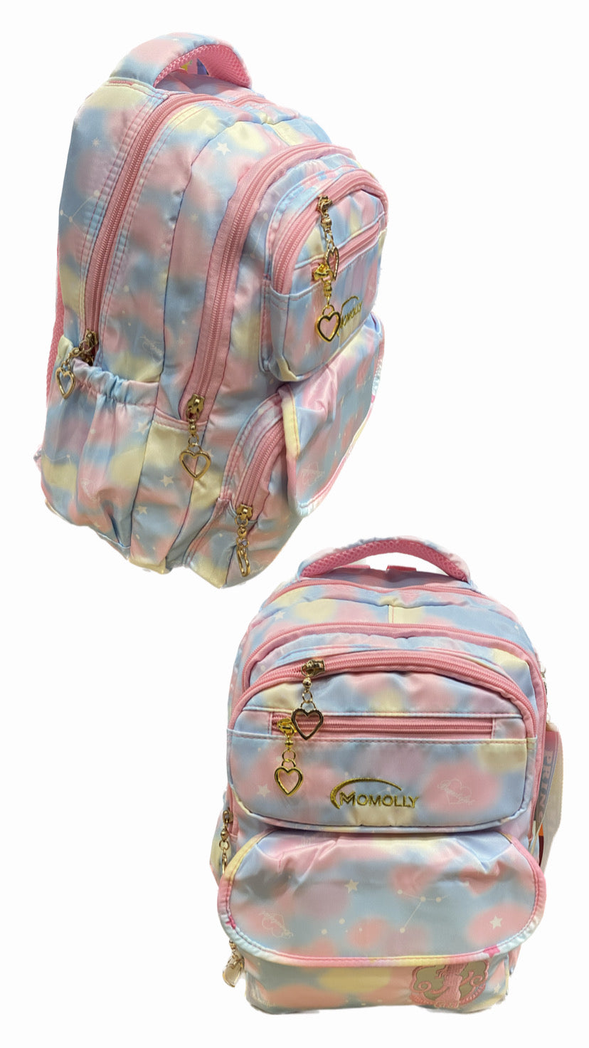 Momolly BackBag Multiple Zippers Size 14