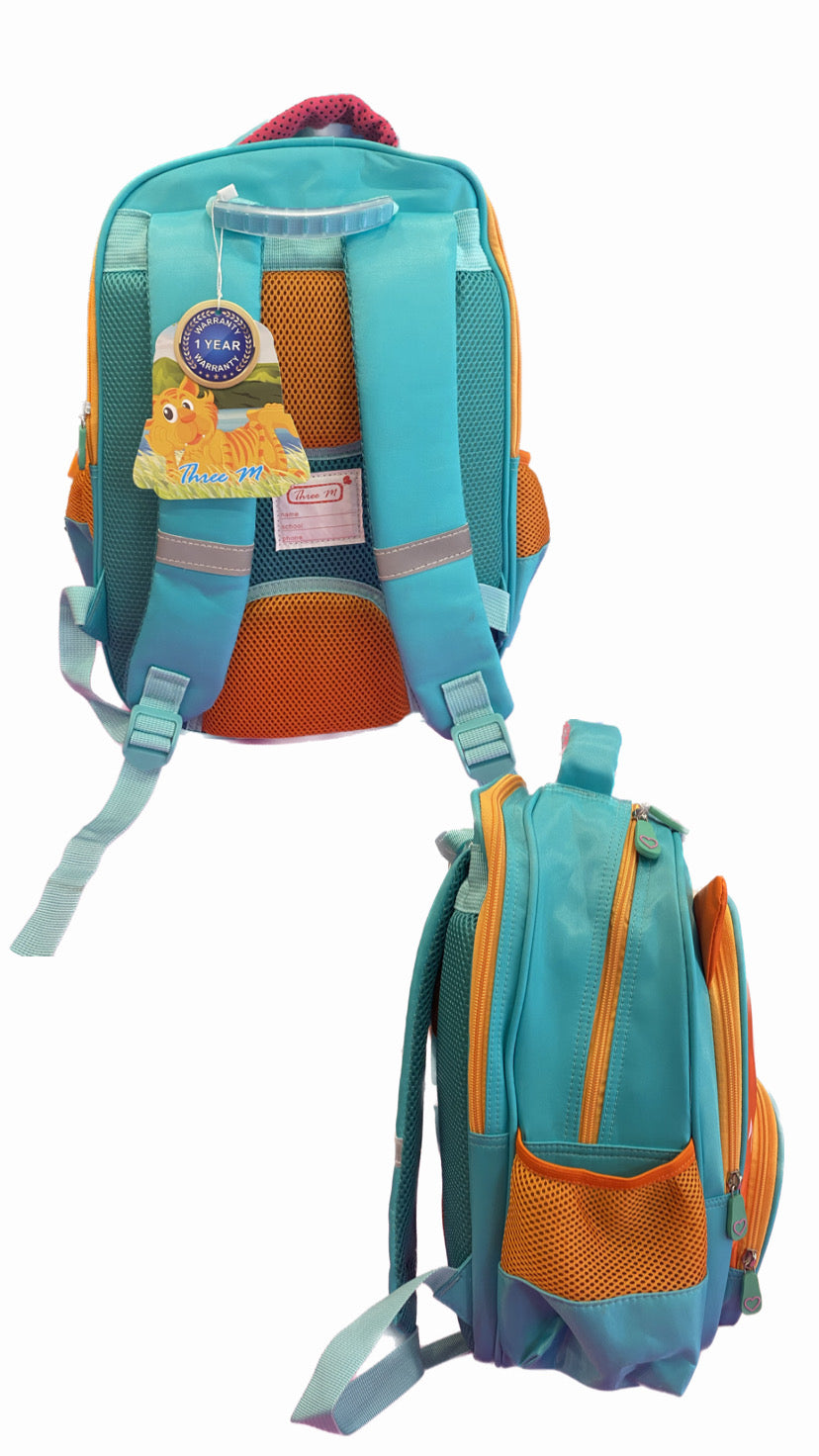 Owl Three M School Bag Size 16