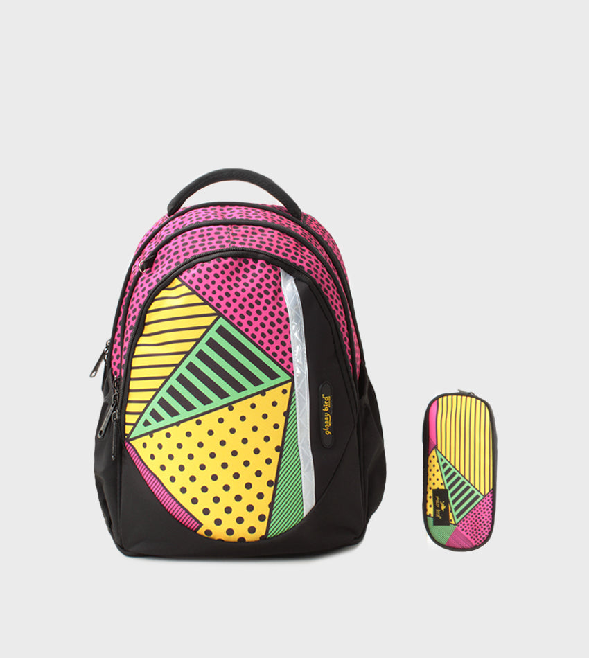 Glossy Bird School Bag Size 15