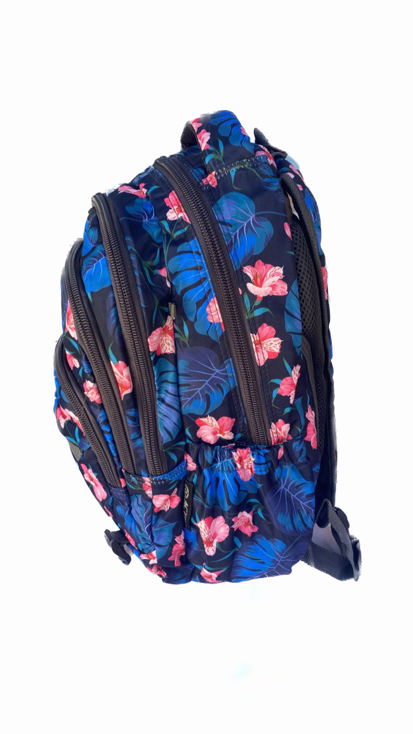 Activ Pink Flowers BackBag Size 17