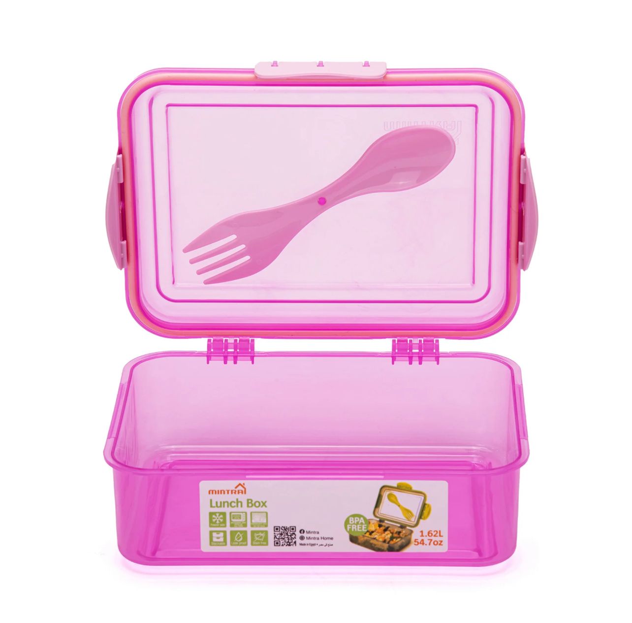 Mintra Lunch box 1.62 L with Fork & Spoon