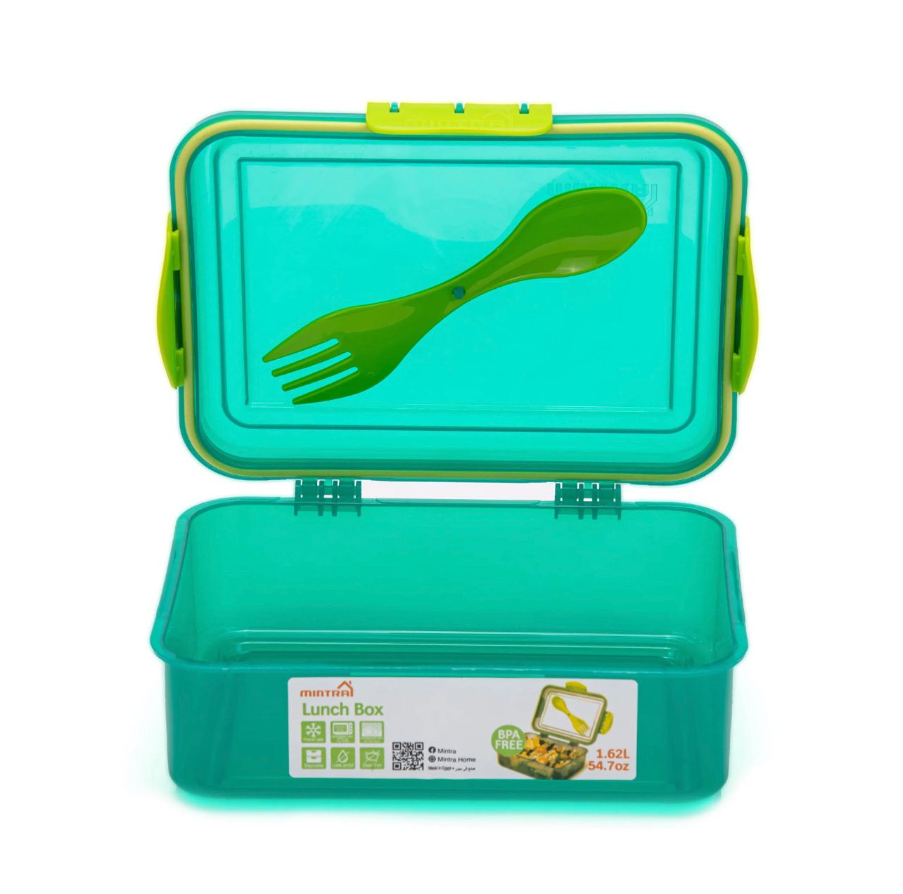 Mintra Lunch box 1.62 L with Fork & Spoon