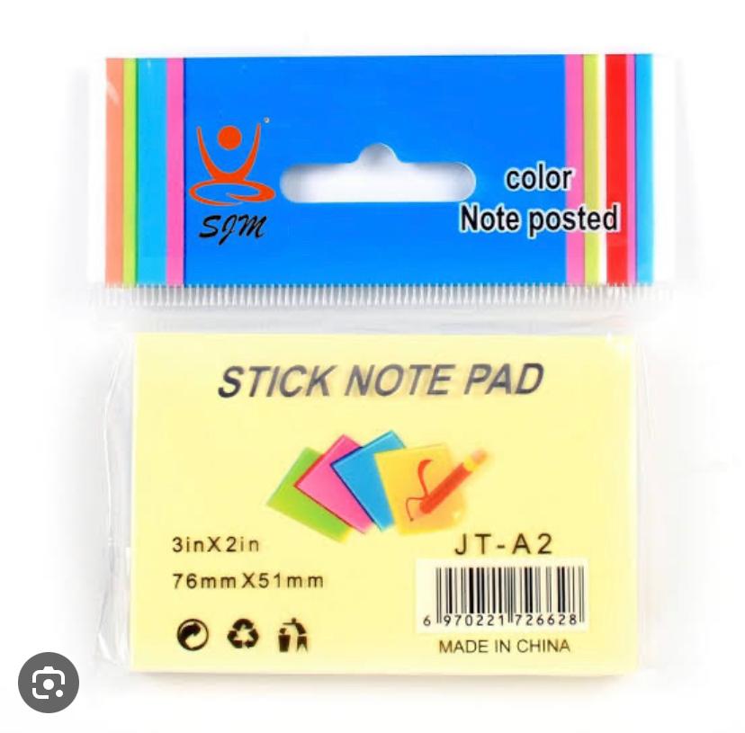 JT Plain Sticky notes