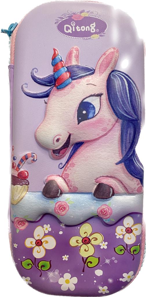 3D Unicorn Pencil case
