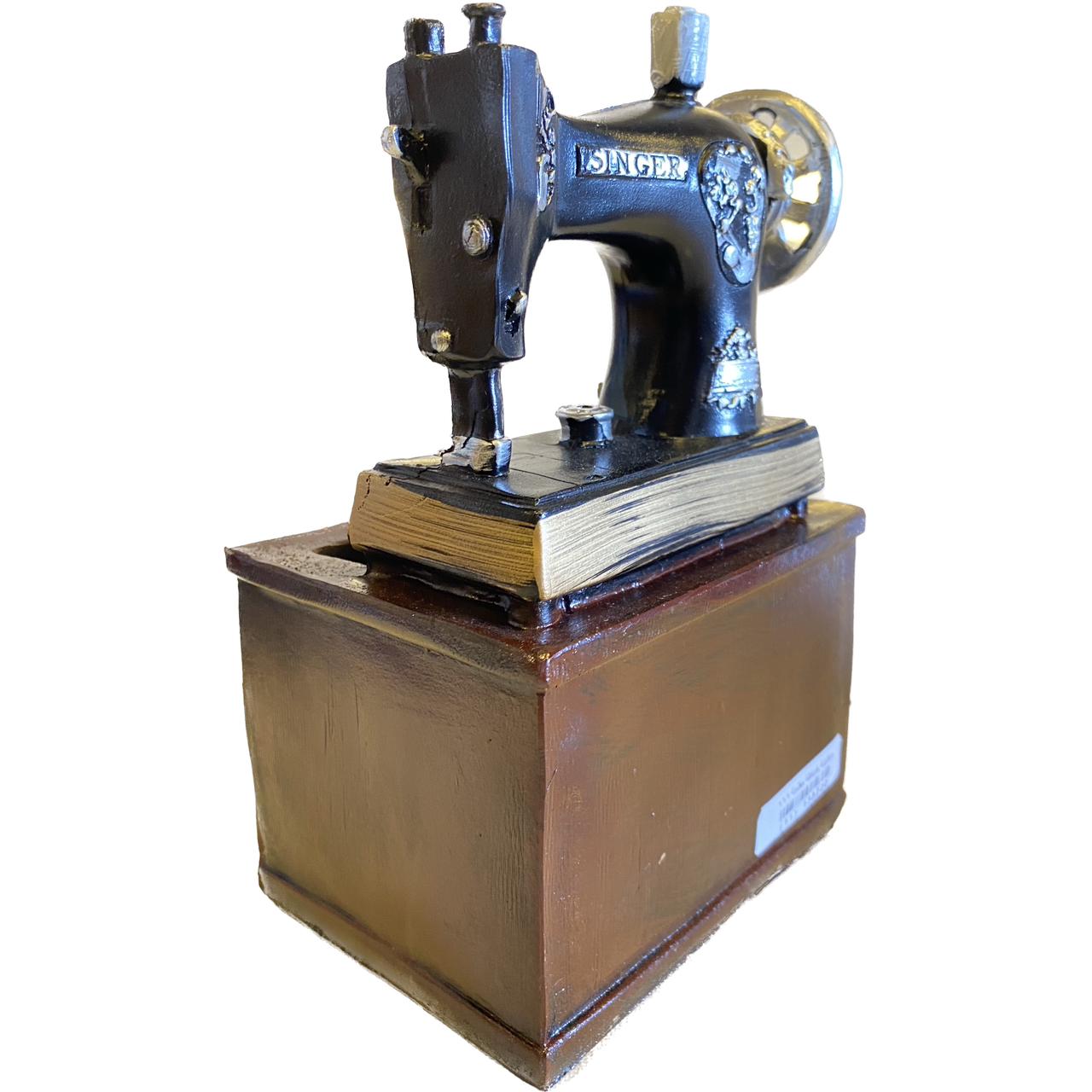 Vintage Decor Knitting Machine with Storage Space