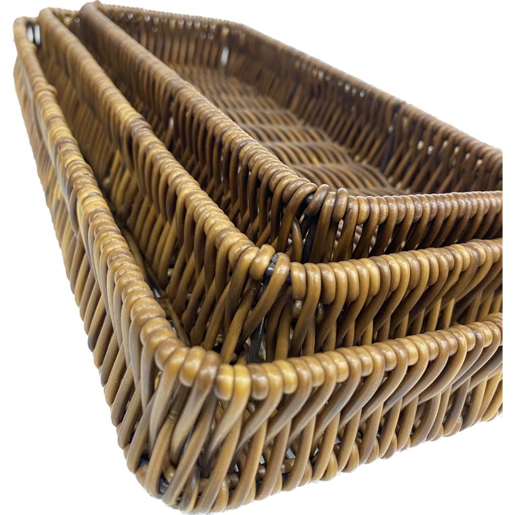 Strong Wicker Rectangular Set