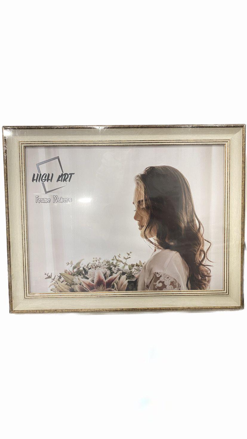 Wooden Frame 40*30 cm with Unbreakable Plastic Frontage