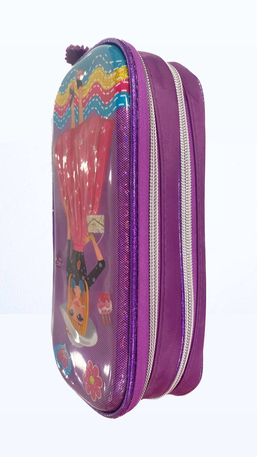 3D 2 zipper Pencil Case