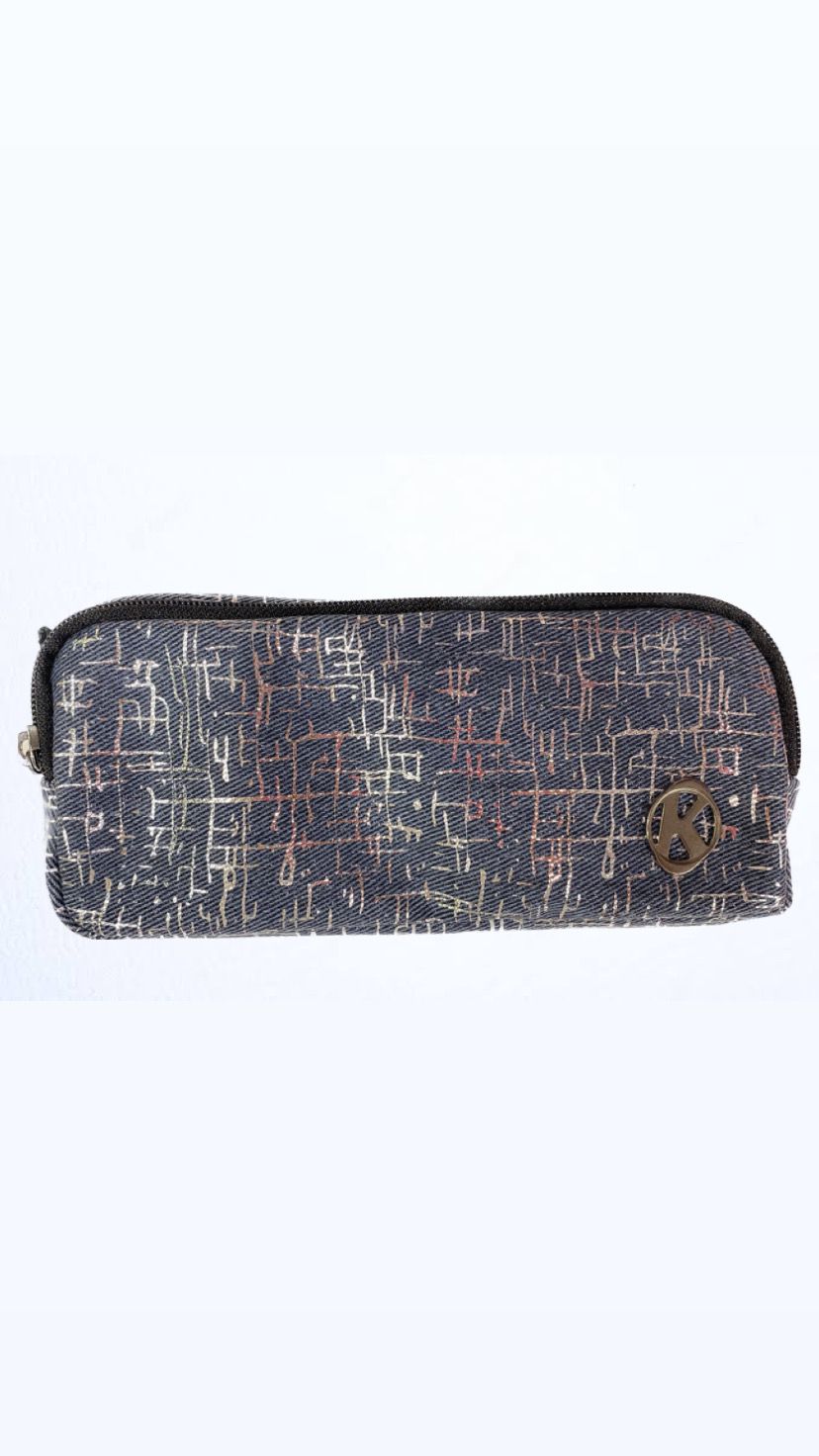 KALEM LIG Glittery 80100 Double Zippers Pencil Case