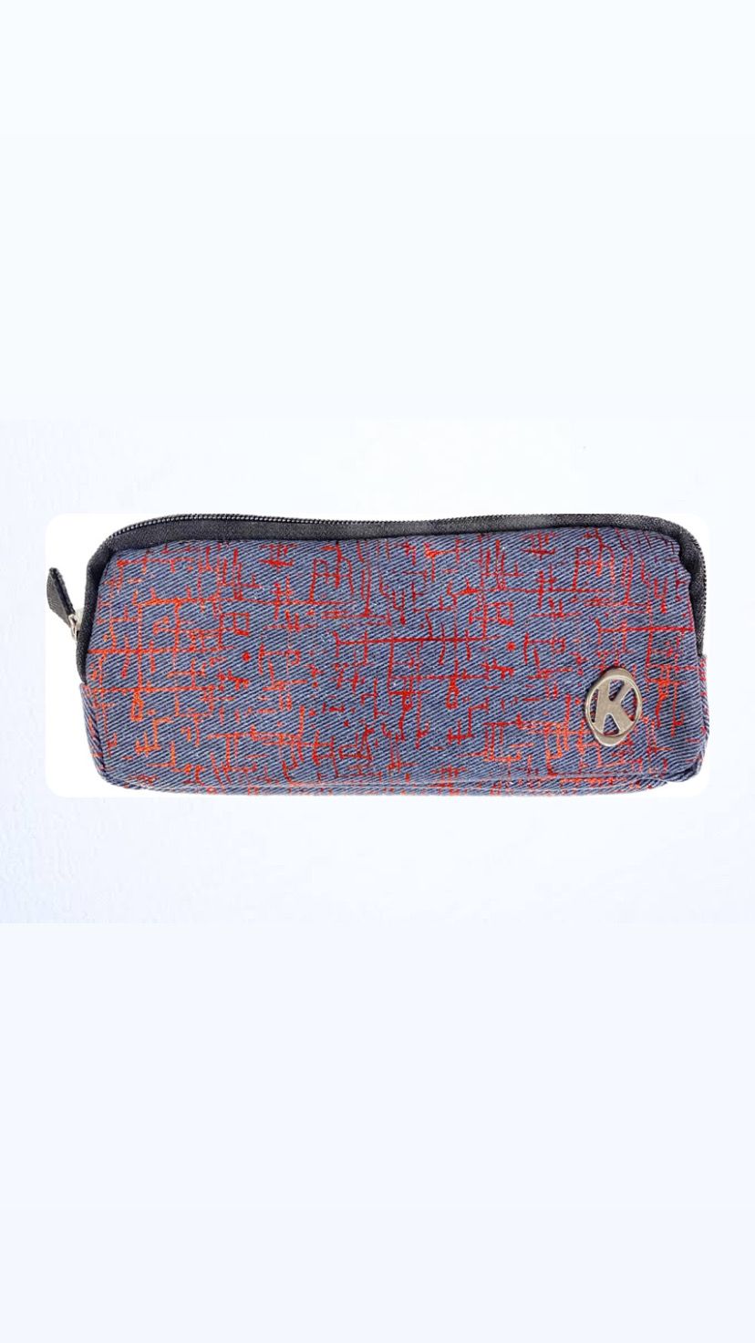 KALEM LIG Glittery 80100 Double Zippers Pencil Case