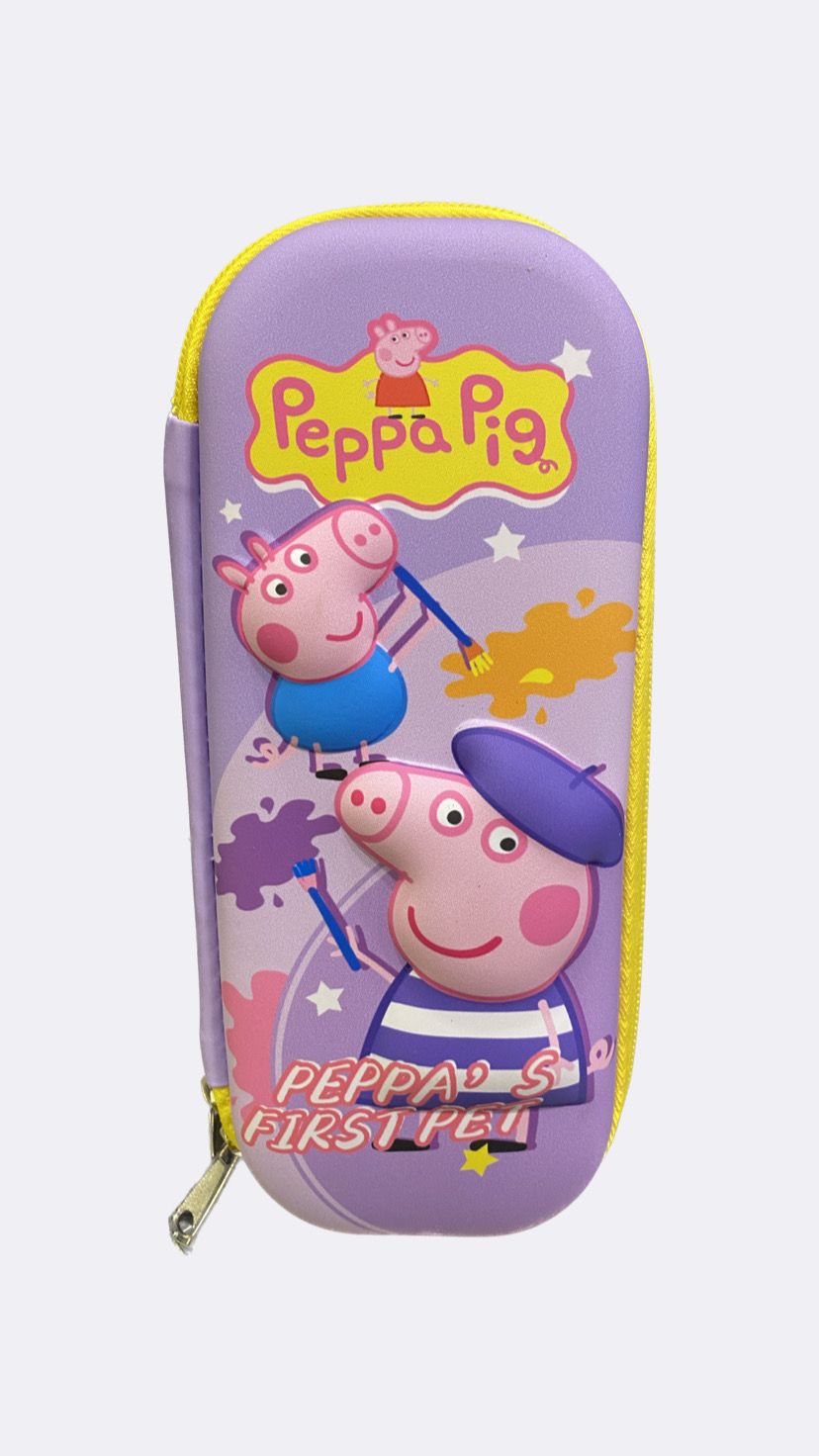 3D Peppa Pig/ Dino Zipper Pencil Case