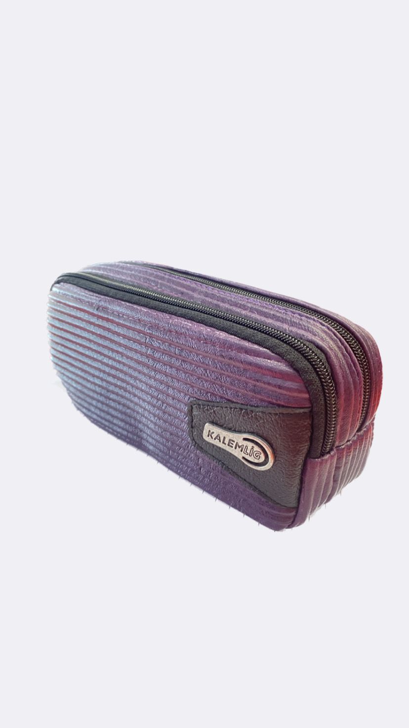 KALEM LIG 10643 Double Zippers Pencil Case