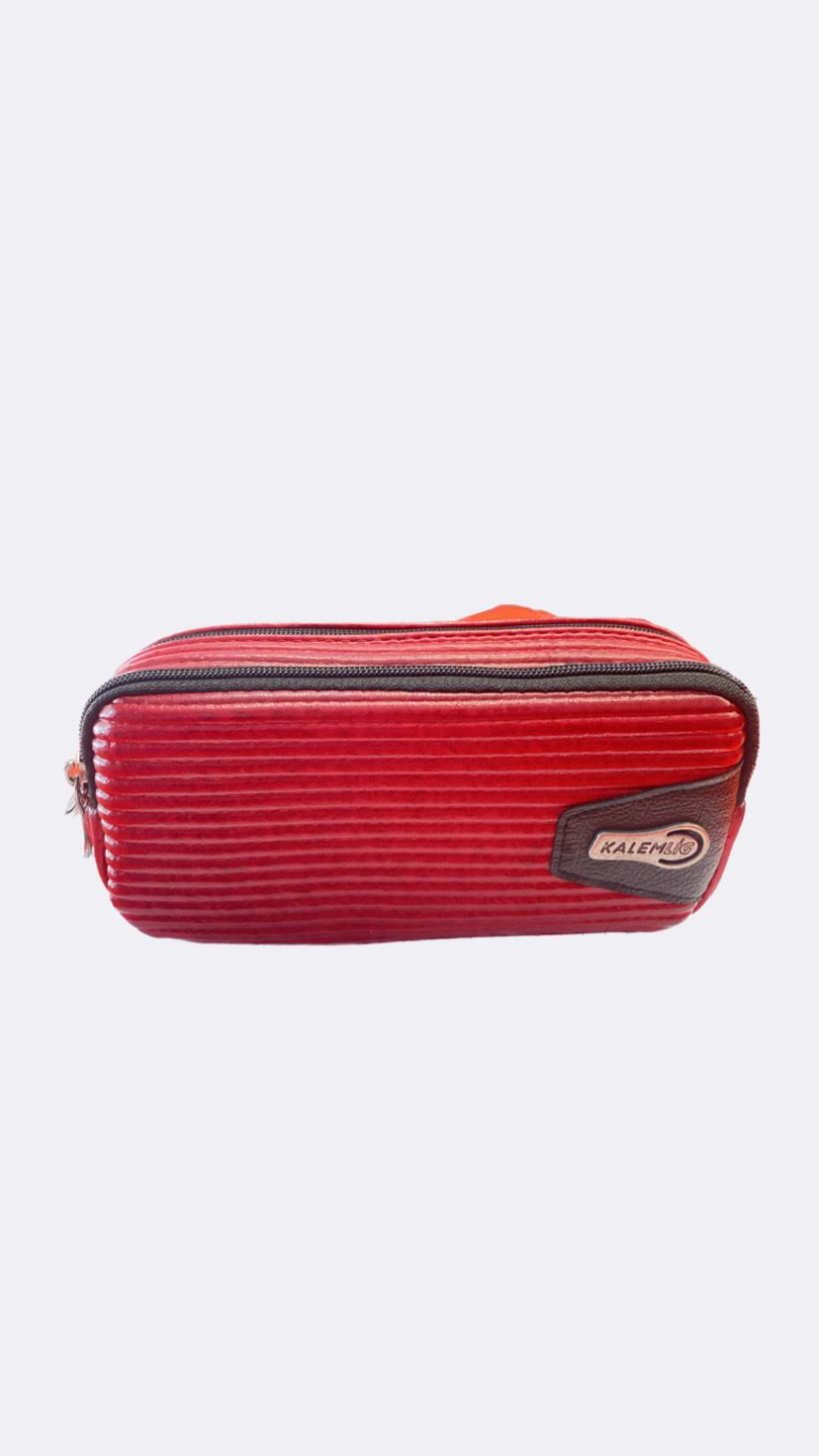 KALEM LIG 10643 Double Zippers Pencil Case