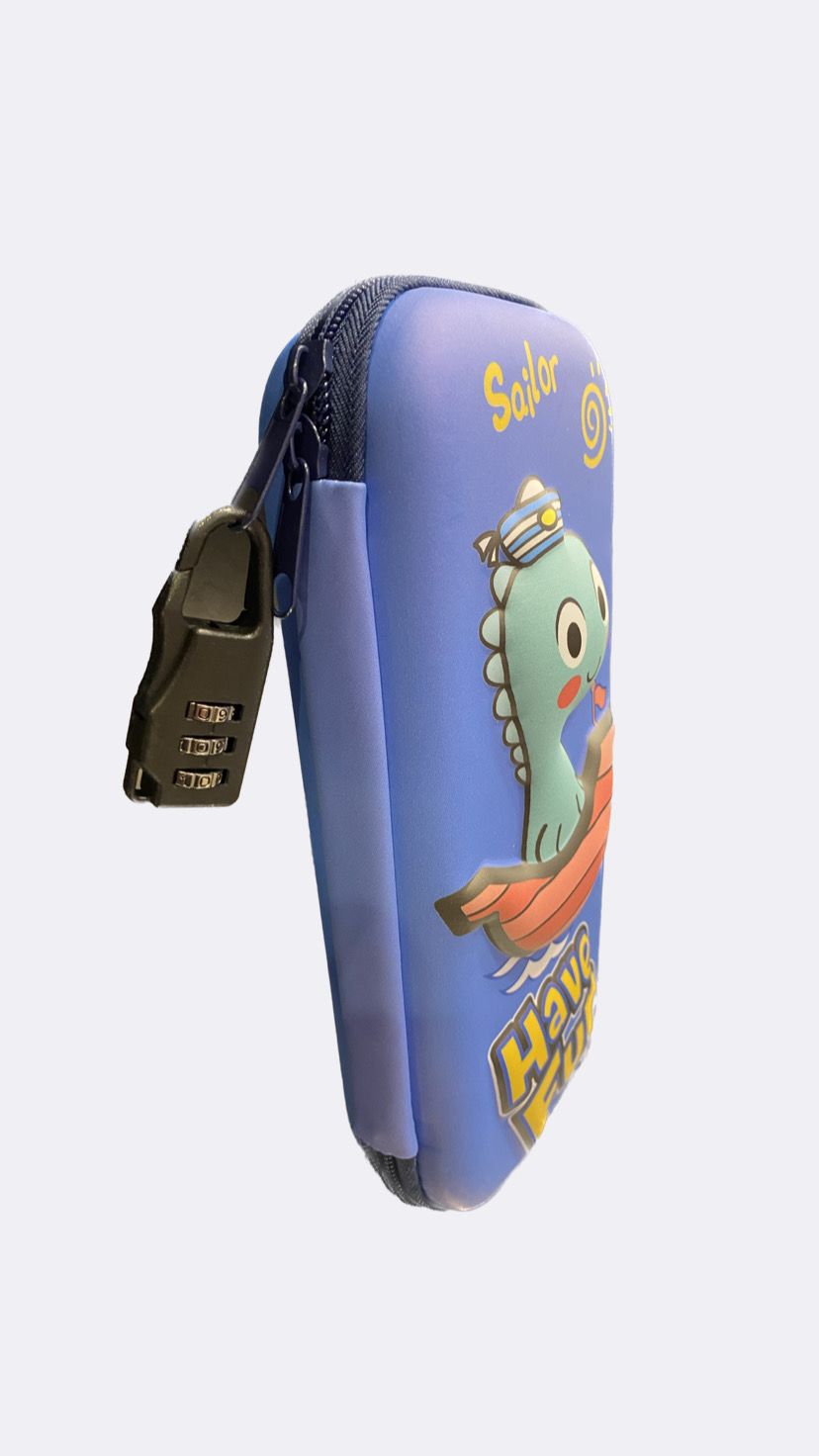 Dinasaur Locked 3D Pencil Case