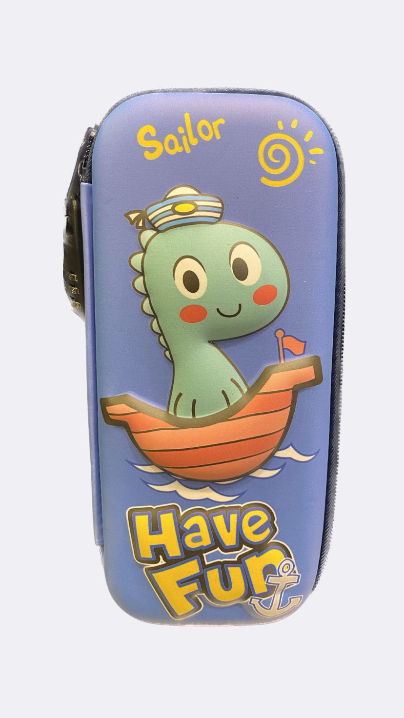 Dinasaur Locked 3D Pencil Case