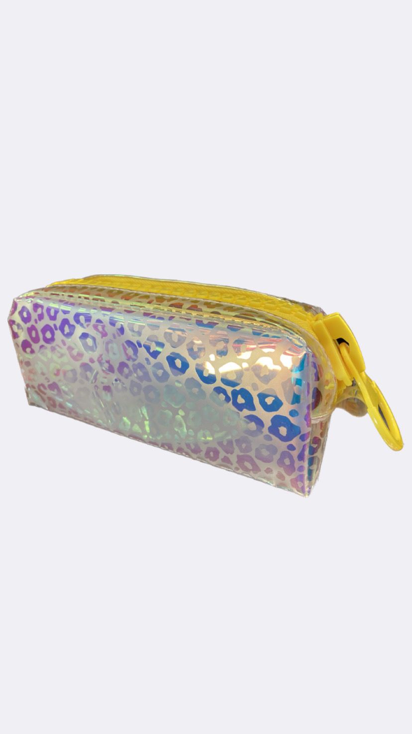 Metallic Large Zipper Pencil Case