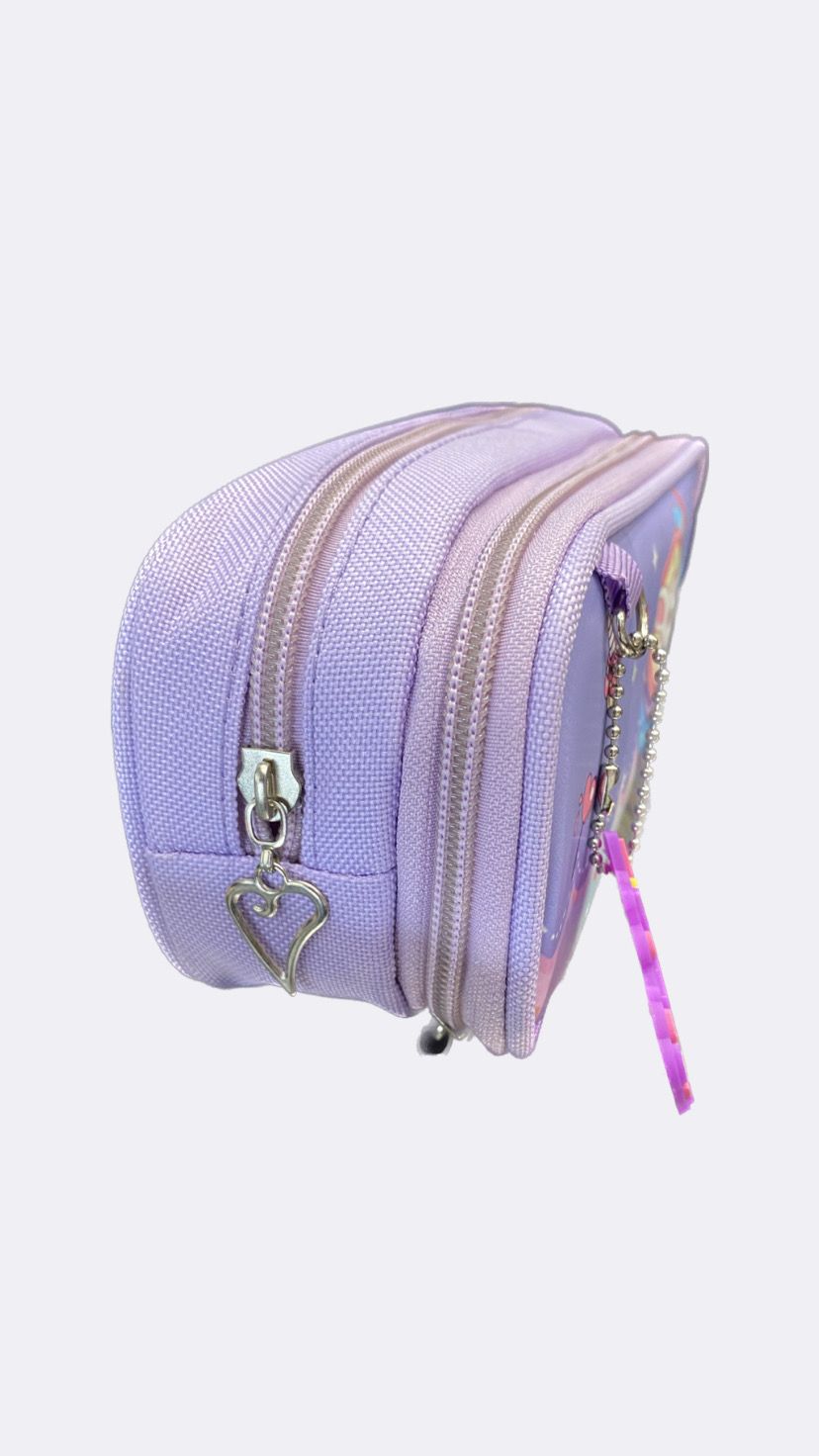 Two Zipper Pencil Case