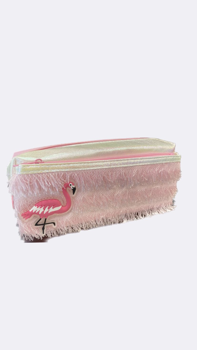 Feathery Flamingo Pencil Case