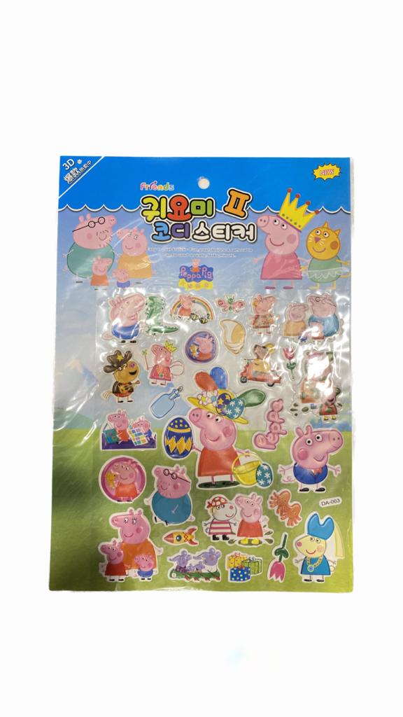 Large Sheet 3D Stickers