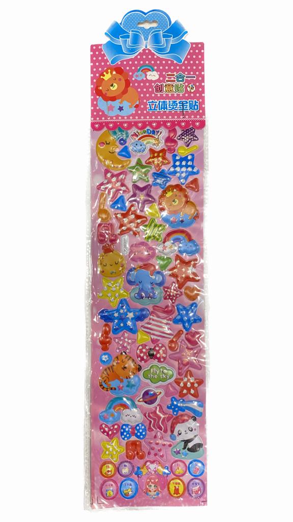 3D Sticker Long Sheet