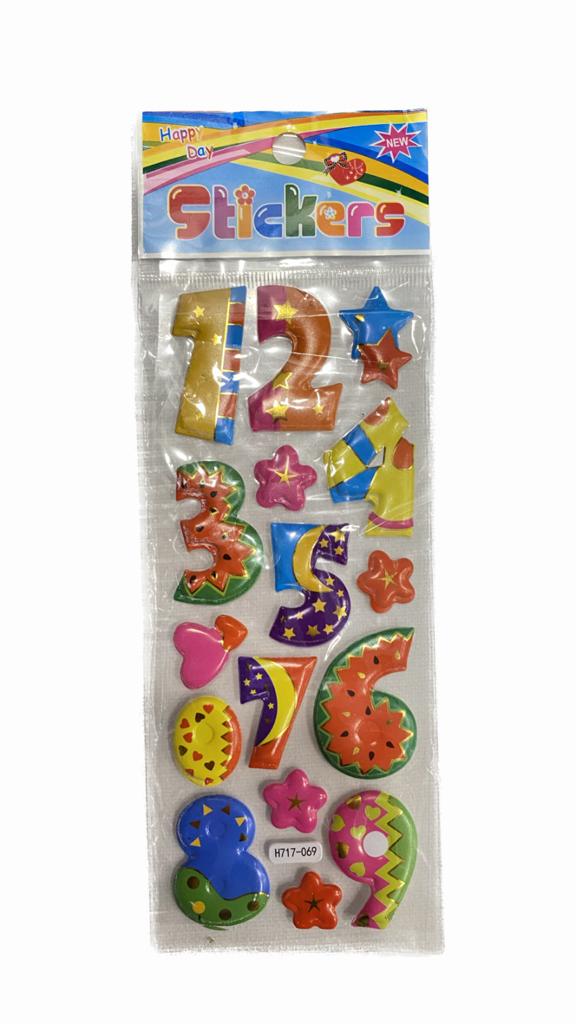3D Sticker Mini Sheet