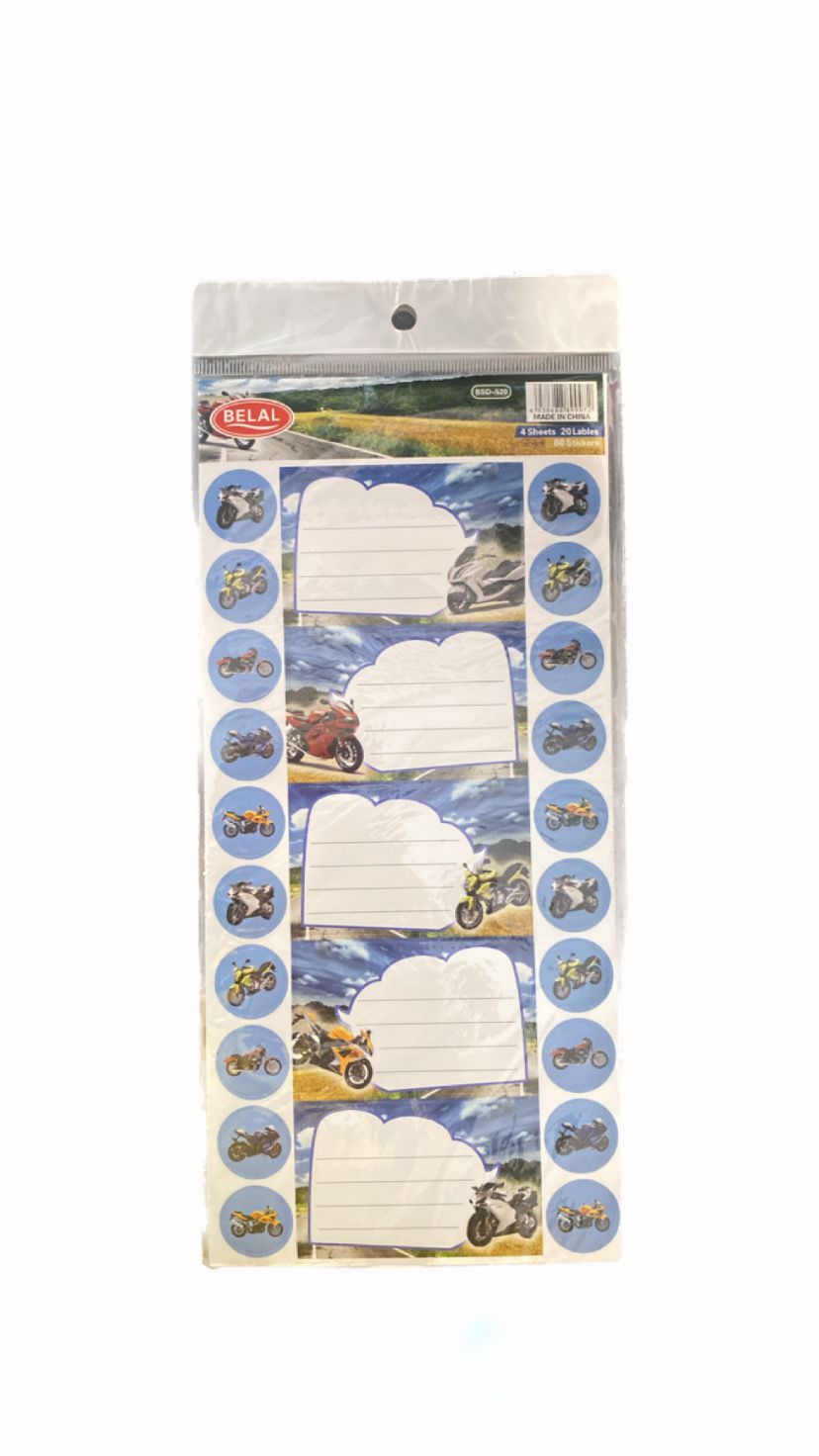 20 Pcs Disney Labels + Stickers